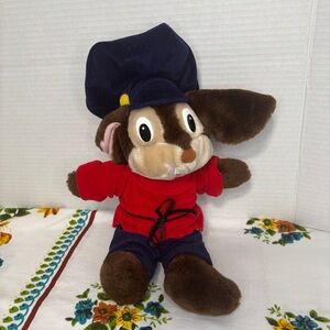 Vintage 1990 Fievel Goes West An American Tail 13” Plush Mouse Doll